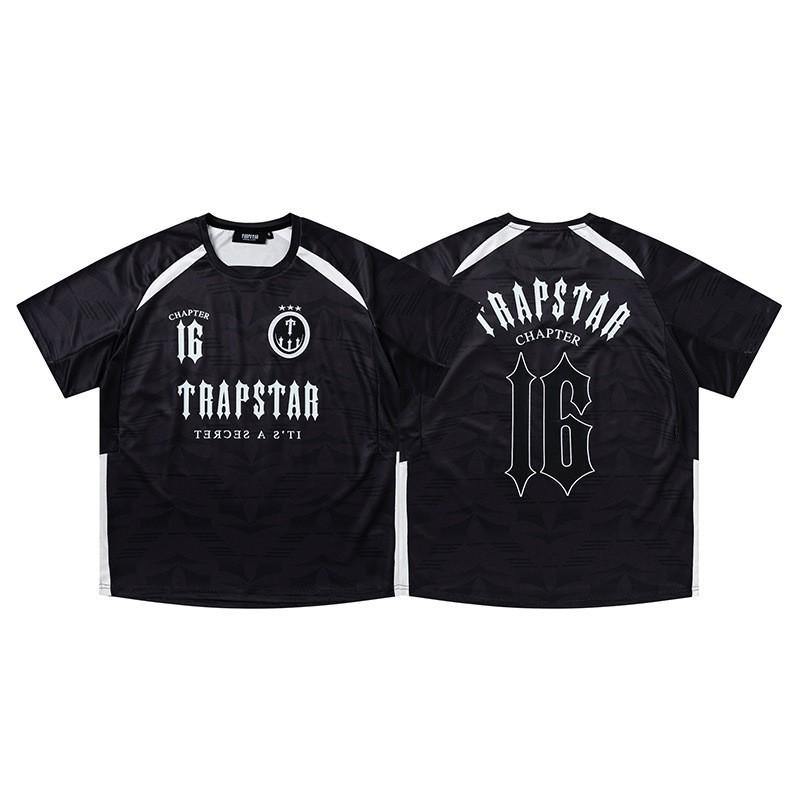Mens Oversized Streetwear Polo Shirt With Embroidered - Retro Urban Casual Tee