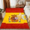 Spanish National Emblem Printed Office Carpet Chair Cushion  Entryway Rug, Rugs for Living Room, Bedroom Christmas gifts