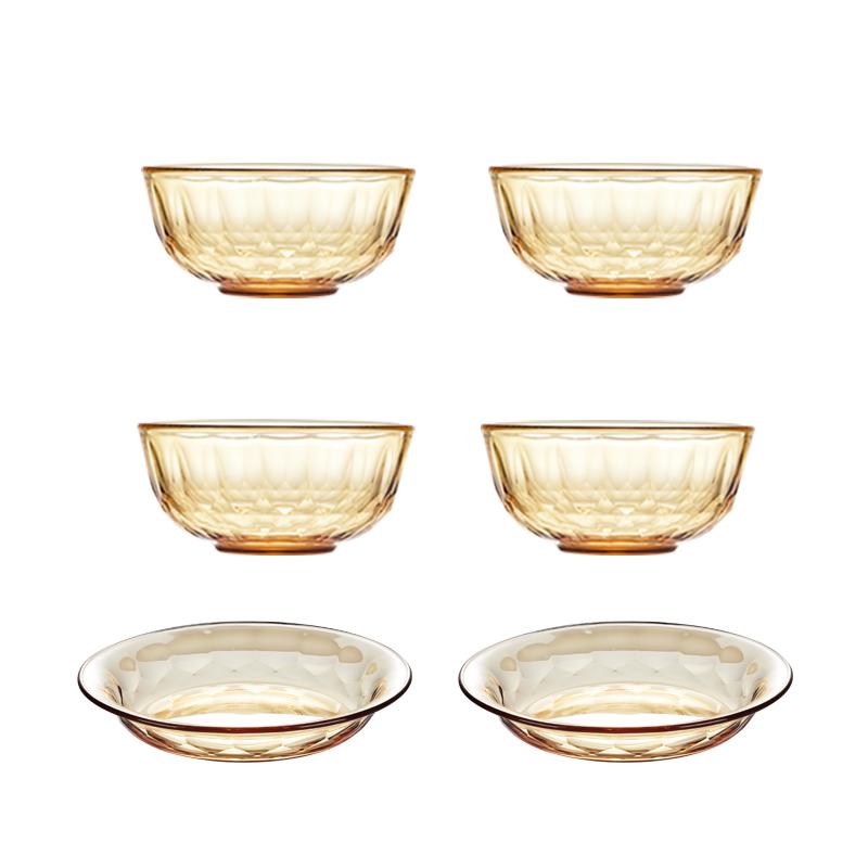 BAILOCK Glass Dinnerware Set