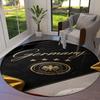 Germany National Football Team Round Area Rug,Carpet Rug for Living Room Bedroom Sofa Playroom Decor,Non-slip Floor Mat
