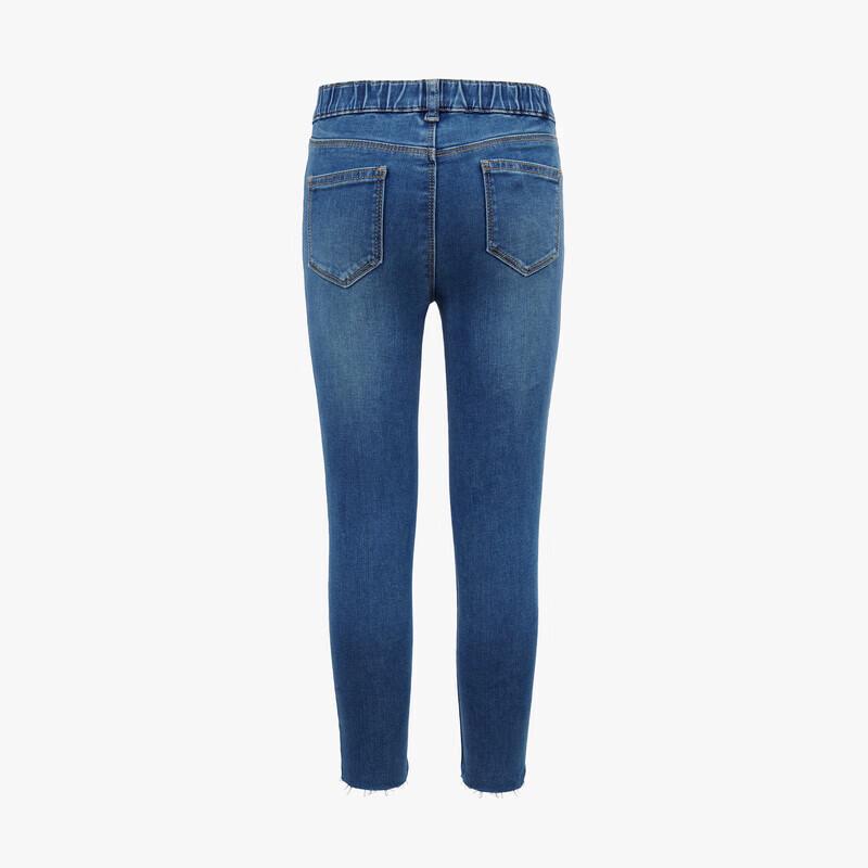 Little MO&Co. Girls  Slim Fit Stretch Denim Jeans 110