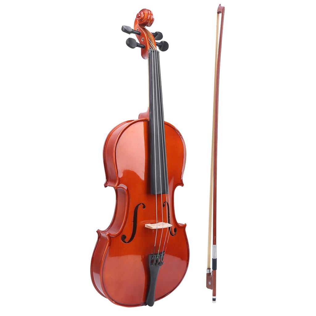 Viola Beginner with Bow Case Rosin Natural Color Stringed Instrument VA?35 16 Inch