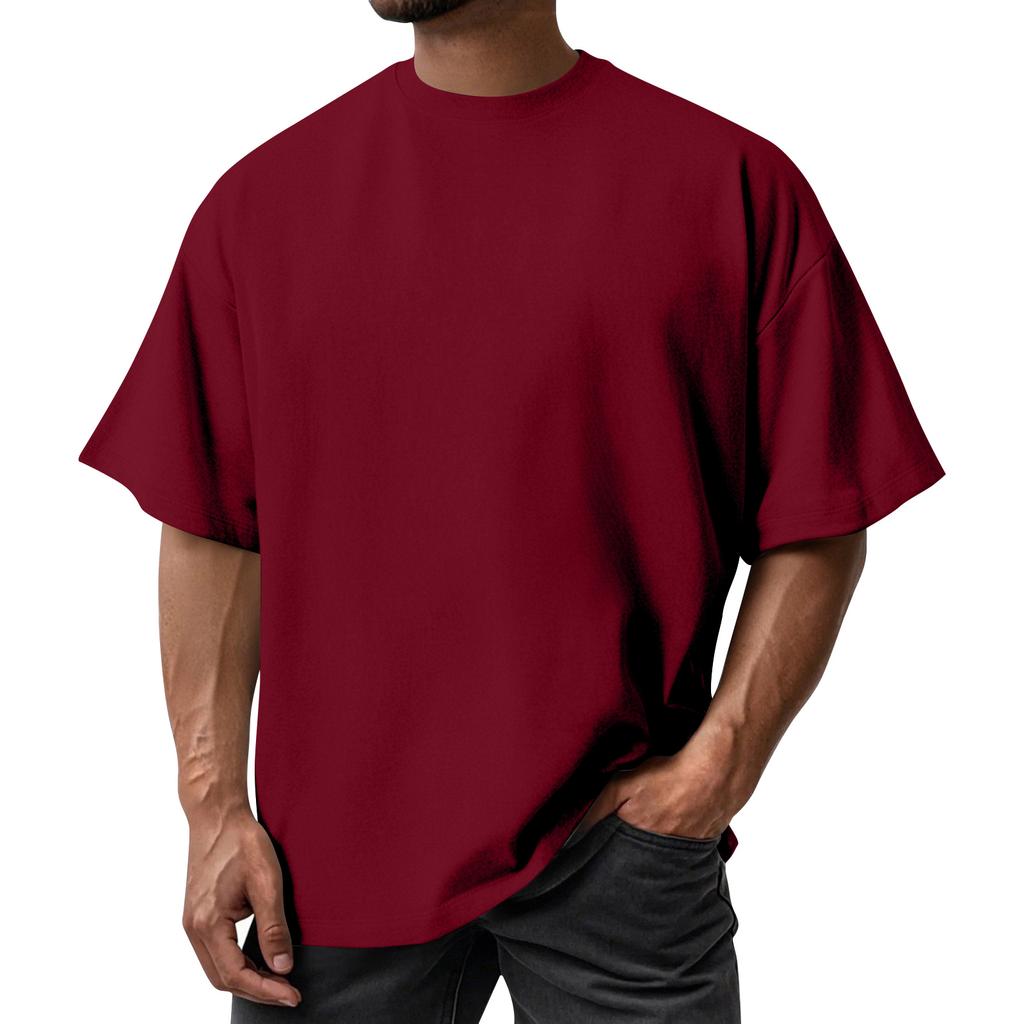 Herr sommarfärg kvalitet T-shirt kortärmad design tredimensionell topp