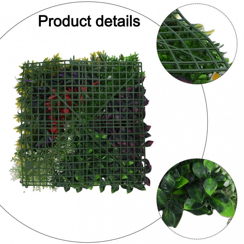 Dense Foliage Artificial Plant Wall Flower Wall Panels UV Realistic Plant