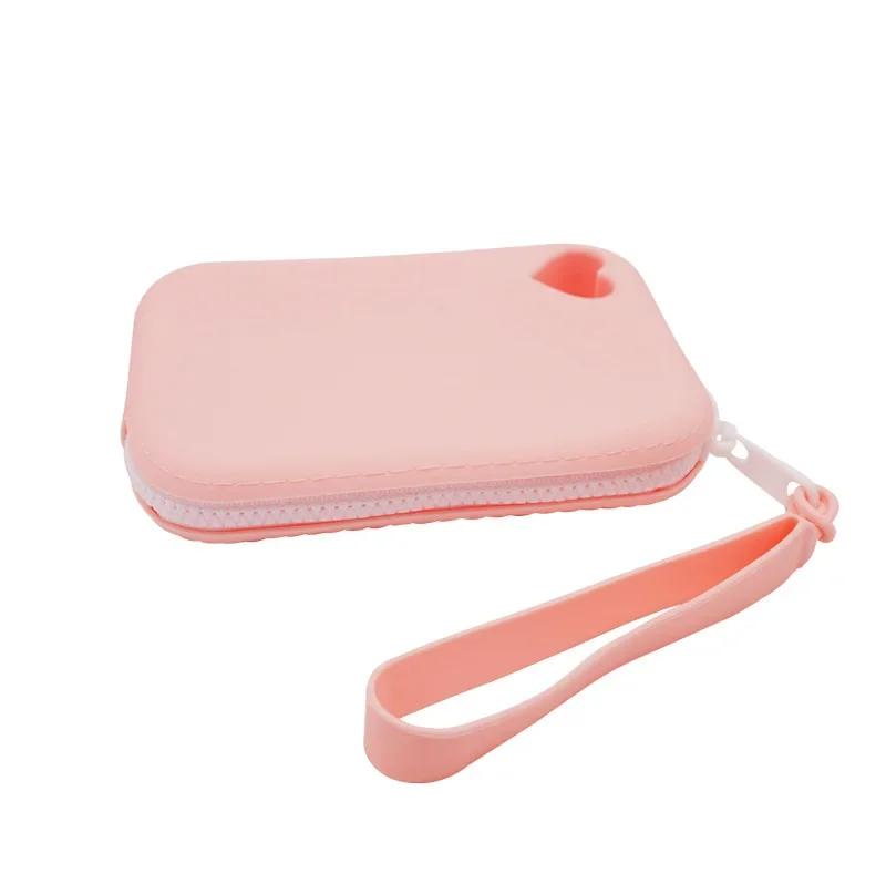 Silicone Dog Treat Pouch Pet Portable Dog Training Bag Zipper Closure Outdoor Convenient Feed Storage
