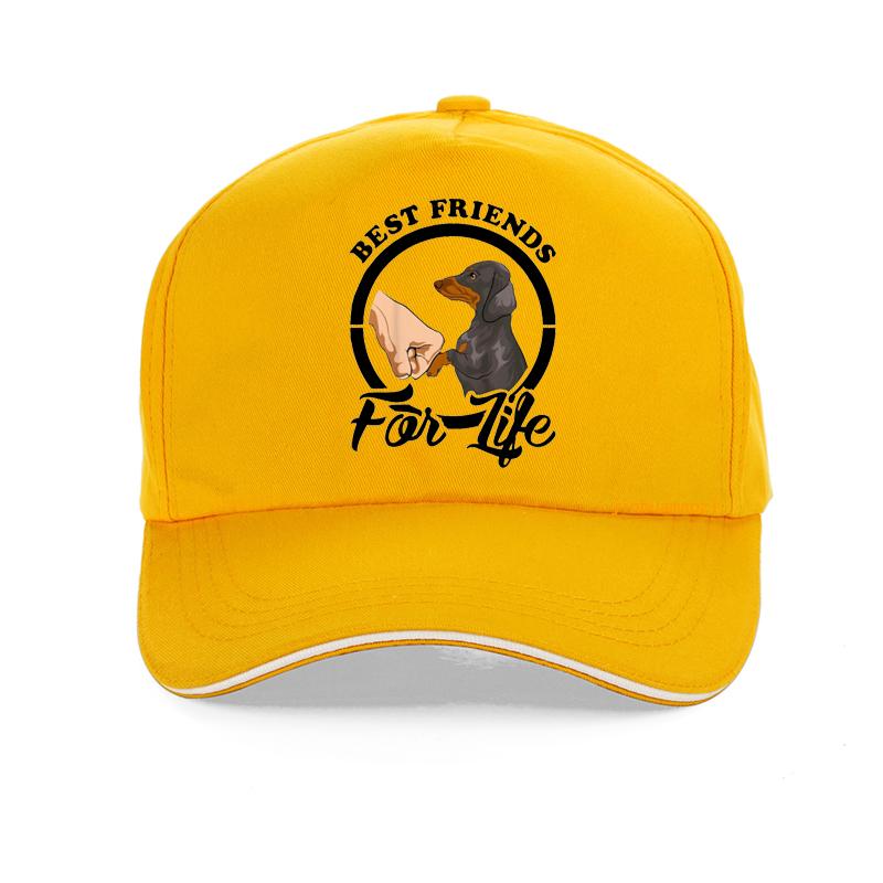 

Забавная бейсболка с героями мультфильмов «Лучший друг», собака такса, модная летняя крутая бейсболка унисекс, шляпы дальнобойщика Snapback, кости Adjustable