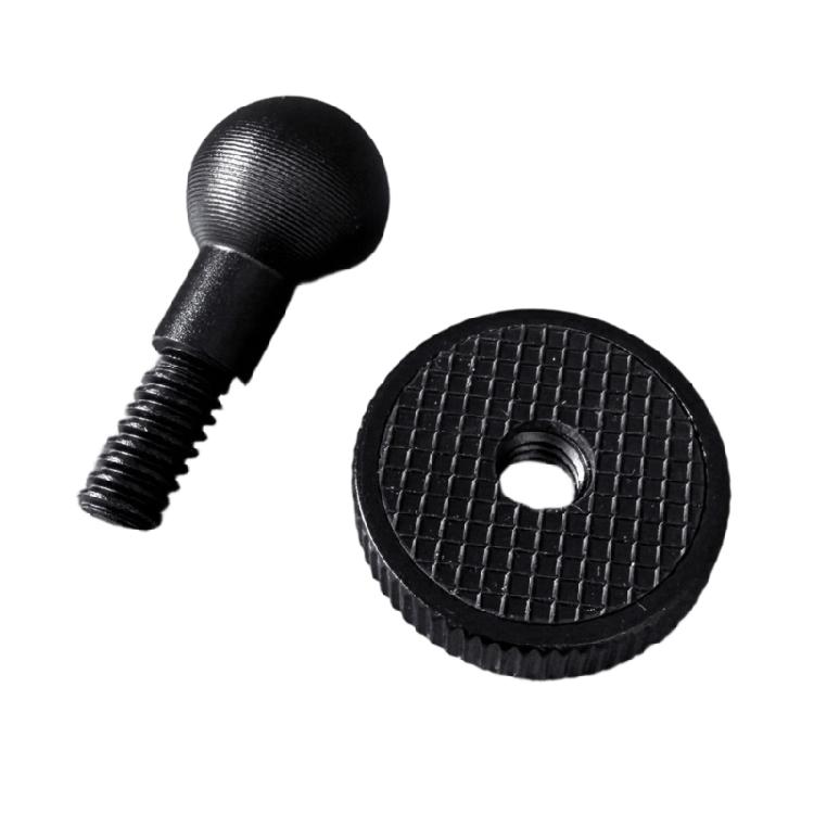 Heavy Duty 15mm Ball Head To 1/4Inch Threaded Adapter For Professional Video Gear Camera Accessories Tripod Mounting