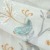 Embroidery Window Sheer Curtain, Embroidery Tulle Curtain, Three-dimensional Embroidery European Window Curtain Tulle Curtain Rod Pocket Window