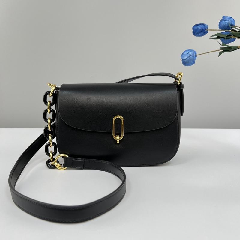 

Простая кожаная сумка-замок, нишевый дизайн, сумка подмышку, сумка-флип через плечо, осенне-зимняя женская сумка