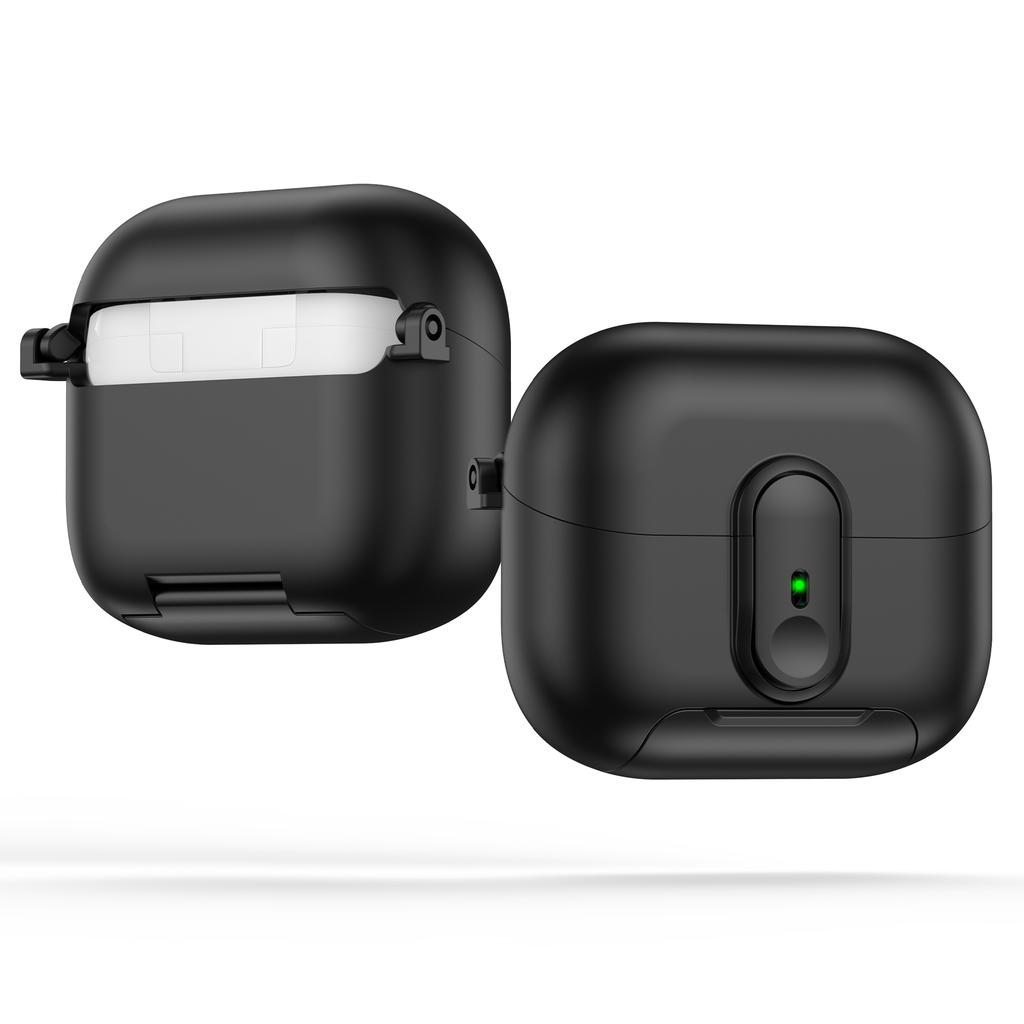 For Samsung Galaxy Buds3 Pro/Buds3 Case Switch Lock Earbuds Cover with Stand and Lanyard