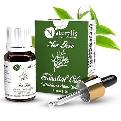 Naturalis Tea Tree Oil - Tea Tree Oil for Acne, Pimples and Scar - Pure and No Dilution Tea Tree Hair Oil - No Solvents  - 10ml