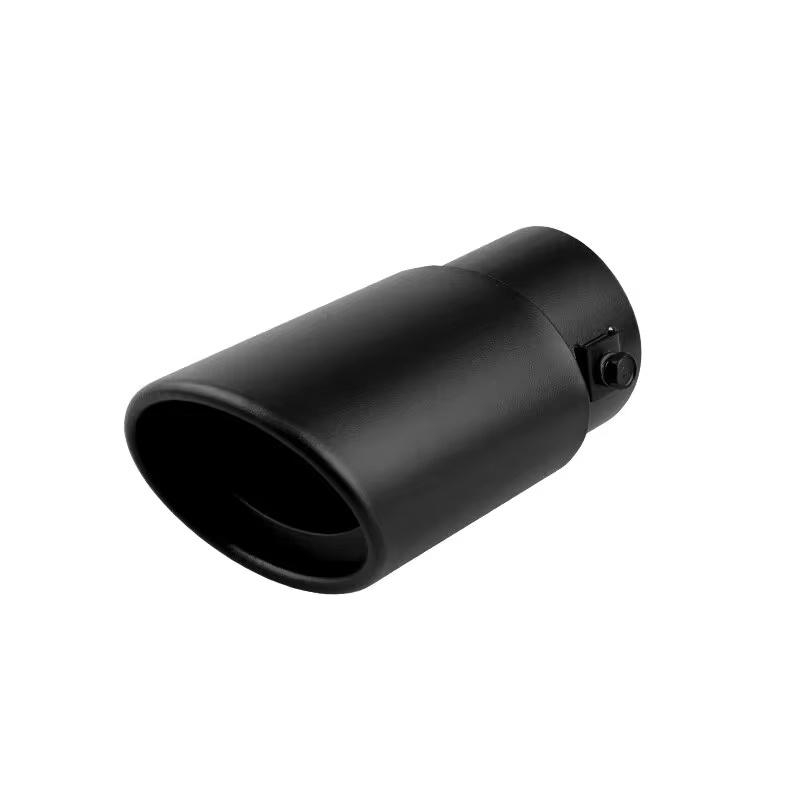 

High Performance 2.5 Black Car Exhaust Muffler Tips Rear Tailpipes Modified Accessories Automotive Silencer Pipe Sound Reducer