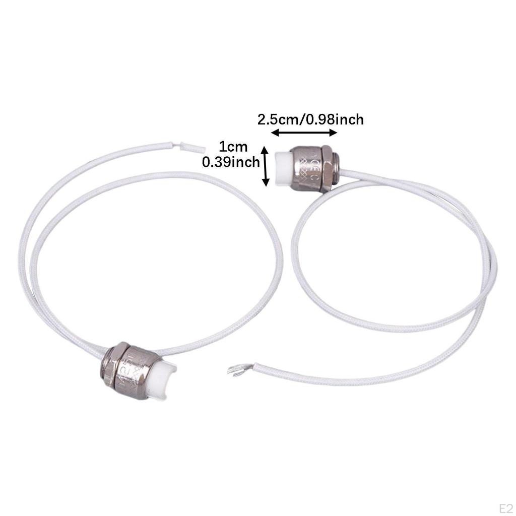 2x R7S Bulb Lamp Holder Adapter Connector Sturdy Spare Parts Lighting Fixture Accessories High