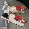 Hollow leather thick baseplate shoes summer new small breathable hole shoes sports casual sandals