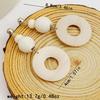 Vintage Wooden Beaded Long Drop Earrings For Women Bohemia Handmade Geometric Wood Earring Pendant Jewelry