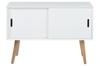 CABINET Mitra chest of drawers white SLIDING DOOR Scandinavian