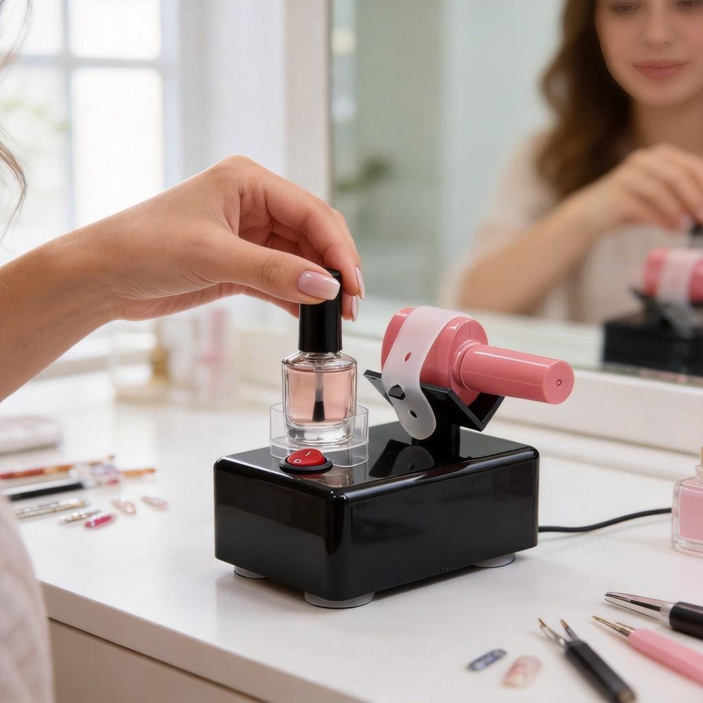 Nail Polish Shaker Machine For Manicure Professionals With Abs Material And Multiple Plug Types