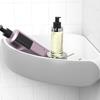 Eck-Duschregal für Dreieck-Aufbewahrungsorganizer Wandmontierter Klebe-Shampoo-Halter Badezimmer Küche Aufbewahrung R