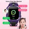 Kids Smart Watch 2G SOS GPS Location Sim Card Call Smartwatch HD Camera Waterproof Watch Gift For Ios Android Children Gifts New