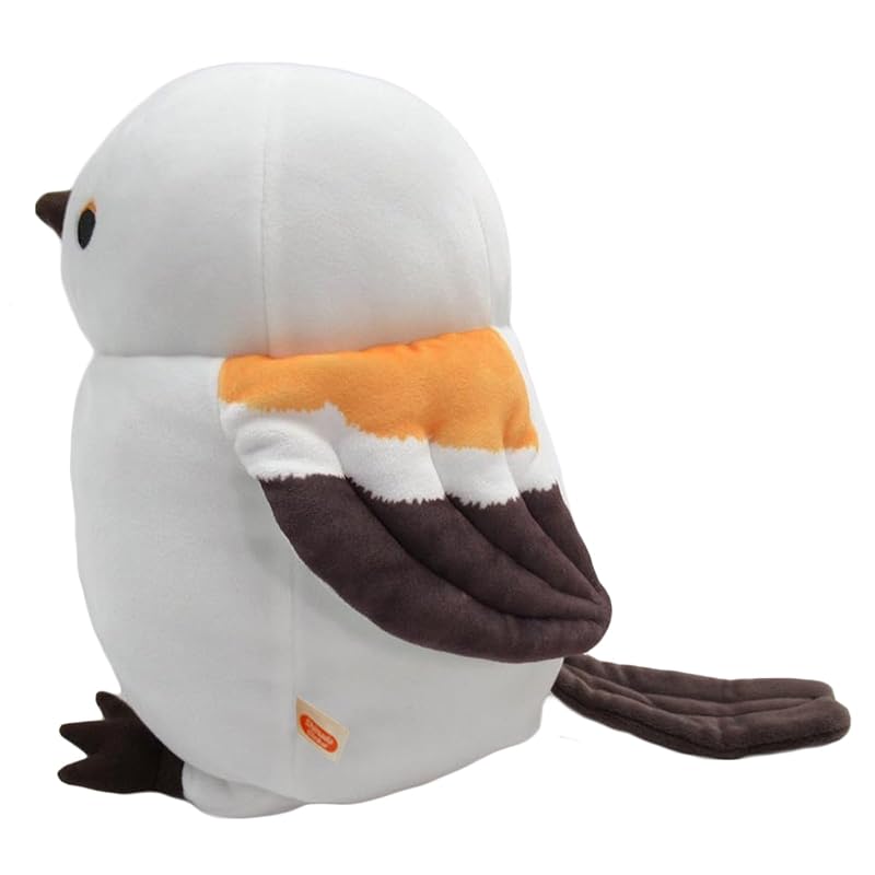 Shinada Global Mochi Series Mochishimaenaga Yellow Large Size 22 x 20 x 24cm Plush Animal Bird Shimaenaga MOSI-0350Y