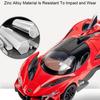 1:32 Scale Apollo EVO Toy Car Model Alloy Diecasts Sound Light Doors Opened Vehicle Models for Children's Interactive Toys