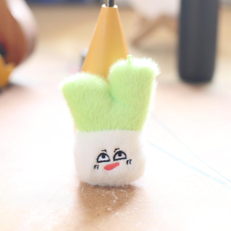 

Cute Plush Vegetable And Fruit Hanging Toy Miniature Banana Carrot Keychain Gift Onion Bead Chain