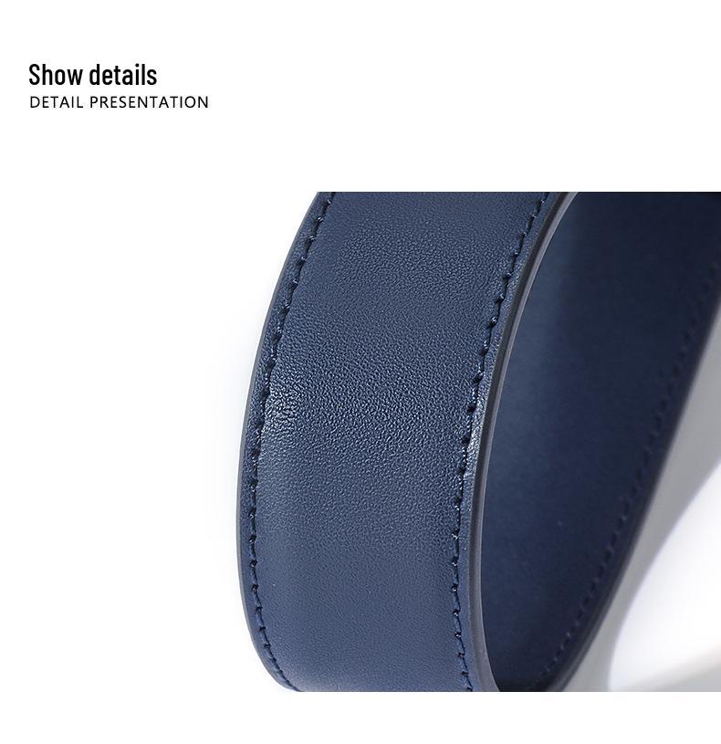 Black Cowhide Leather Shoulder Bag Strap A-72 Replacement Accessory for Women's Bags