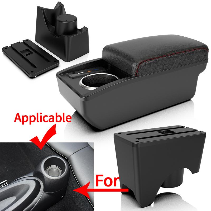 For MINI Cooper armrest box For Countryman R50 R52 R53 R56 R57 R58 R60 F55 F56 F57 F60 Car Armrest box Retrofit car accessories