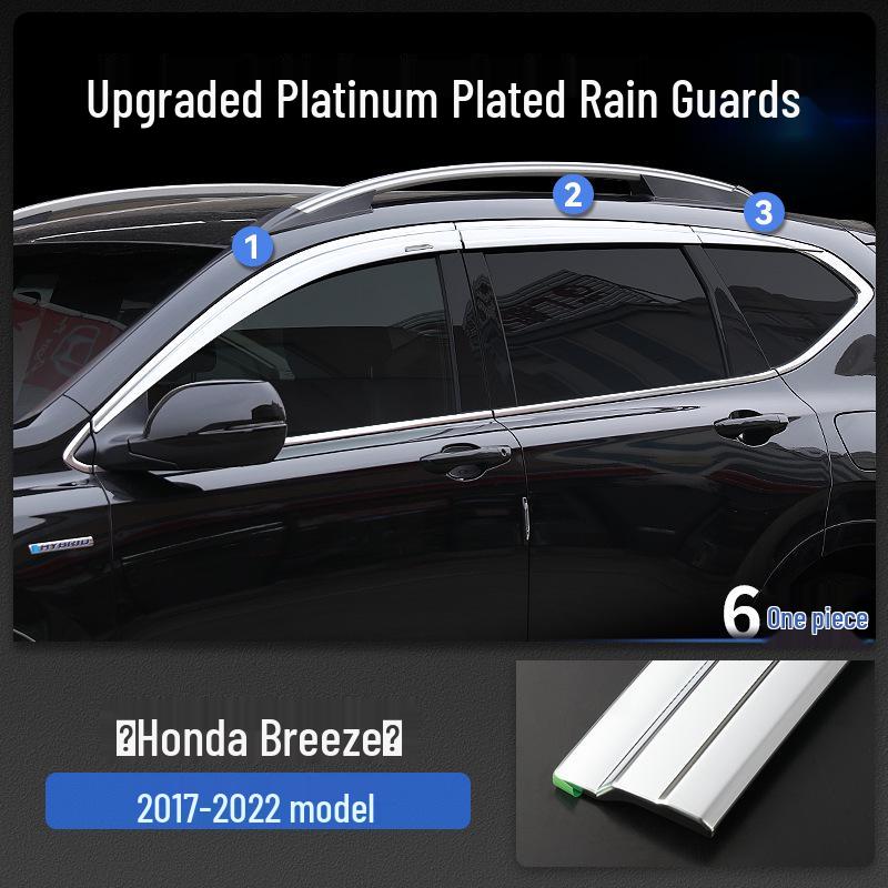 TXR Rain Visor for Honda CRV/Breeze - Window Shield & Car Decoration Accessory