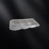 1250ml Square 3-Compartment Lockable Takeaway Container