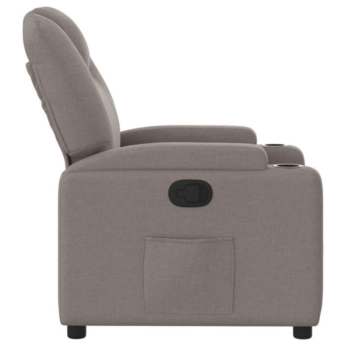 VidaXL Fauteuil Inclinable, Chaise de Relaxation avec Dossier, Siège avec Accoudoirs Rembourrés Salle de Séjour, Moderne, 372373
