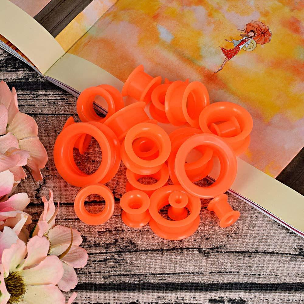 1Pair 3-48mm Silicone Ear Plugs And Tunnels Piercing Expander Piercing Tunnel Ear Tunnels Stretchers Plug Oreille Ear Gauges