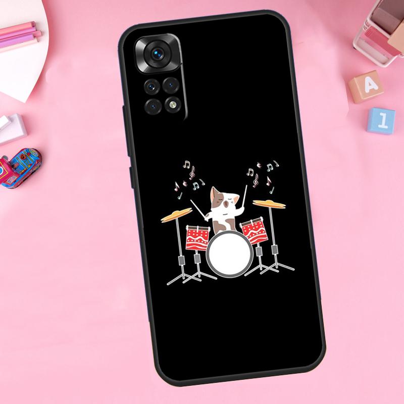 Musical Drum Drumsticks Drummers Funda For Xiaomi Redmi Note 12 Turbo 8 9 10 11 Pro 8T 9S 10S 11S 12S Redmi 10C 9C 12C Case