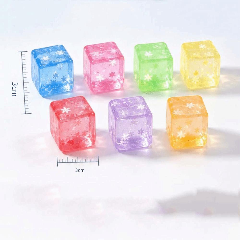 Slow Rebound Ice Cube Fidget Toy Slow Rising Sensory Fidget Toy Reduce Anxiety