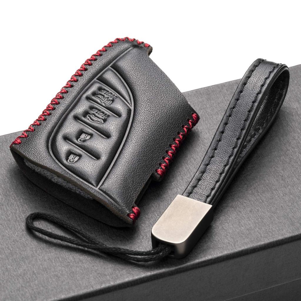 Vitodeco Genuine Leather Smart Key Fob Case for Lexus RX, Lexus ES, Lexus UX,