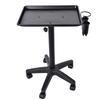 Aluminium Hair Salon Instrument Tray Adjustable Height Trolley Beauty Tools