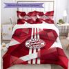 Set Biancheria da Letto 3 Pezzi Stampato Bayern Monaco Traspirante Copripiumino con Federe Biancheria da Letto Decorativa per Camera da Letto Casa