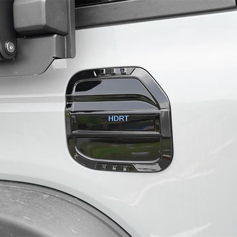 Fuel Tank Cover Oil Cap Gas Trim Frame For Ford Bronco 2024 + Car Styling Protector Decoration Accessories Exterior Sticker