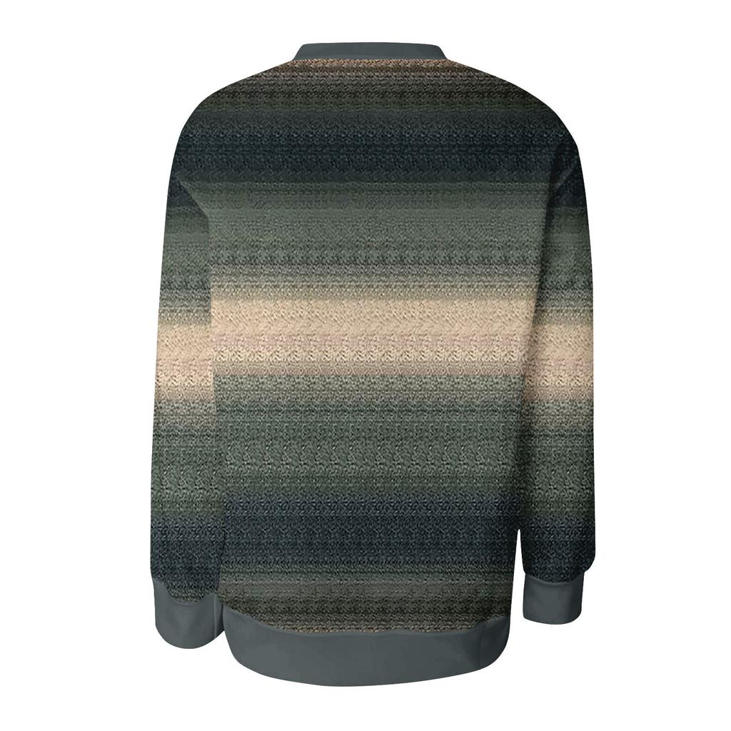 Women's Printed Sweatshirt Long Sleeve Round Neck Casual Comfortable Loose Lightweight Women's Sweatshirt