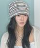 Kiibi Vintage Stripe Beanie Brown
