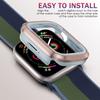 40/41/44/45mm Bumper Case Slim- Protective Cover Lightweight Aluminum & TPU Case Fitting for Watch S8/7/6/5/4/SE2