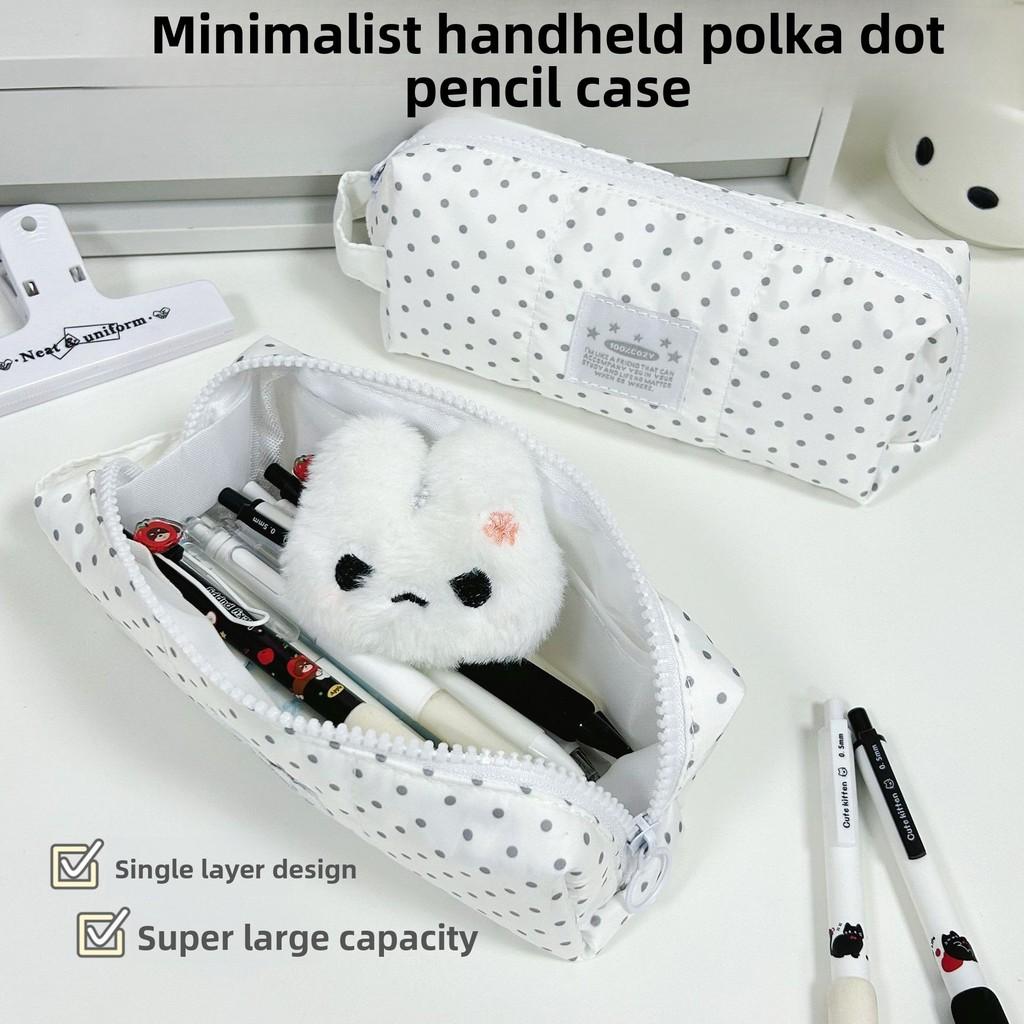 Portable Fabric Pen Case With Large Capacity For Students And Office Use