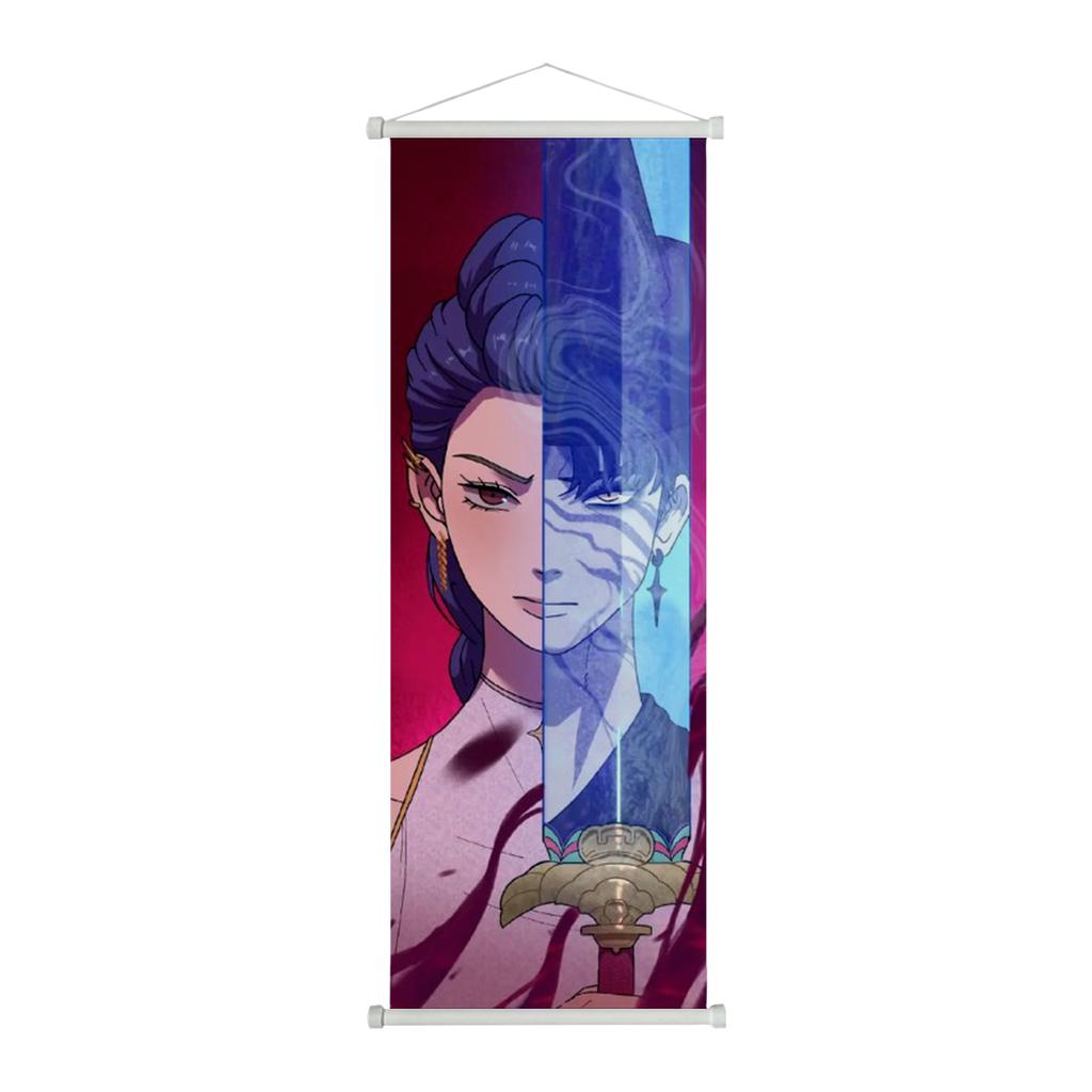 Anime Movie Peripheral Scroll Painting Poster Interior Decoration Painting ,1pc ,9.8in*27.5in