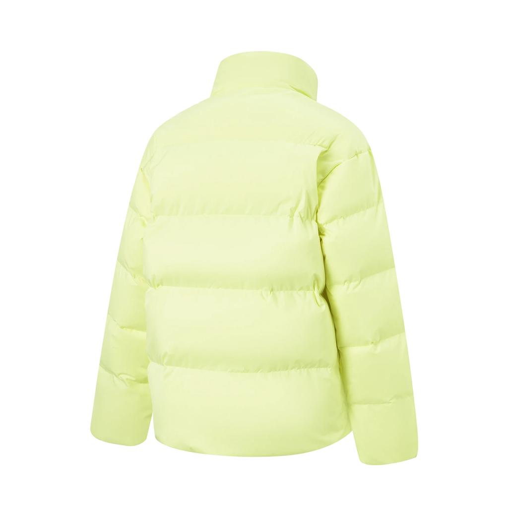 Li-Ning Fitness Series Stand Collar Zipper Solid Color Warm Comfortable Down Jacket Women Jacket AYMV196-4