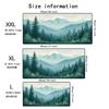 Landscapes Mouse Pad Large Computer Office Game Table Mat Rubber AntiSlip Stitched Edge Keyboard Mats 90x40 Xxl Desk Pads