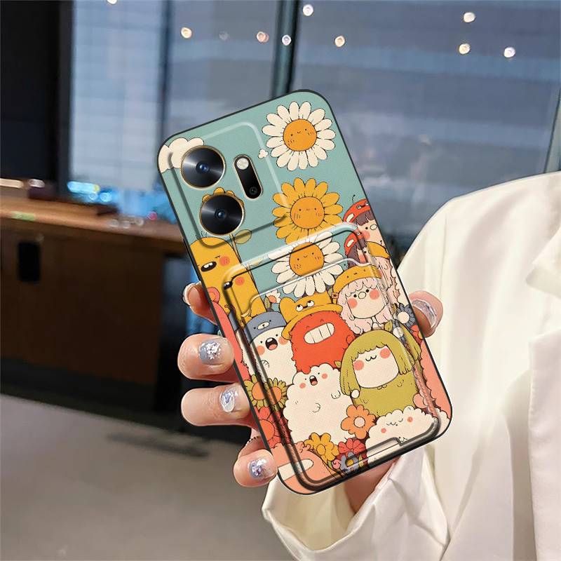 Graffiti protective Phone Case For infinix X6821/Zero20 Waterproof Cute Card sleeve Soft case Fashion Design Silicone