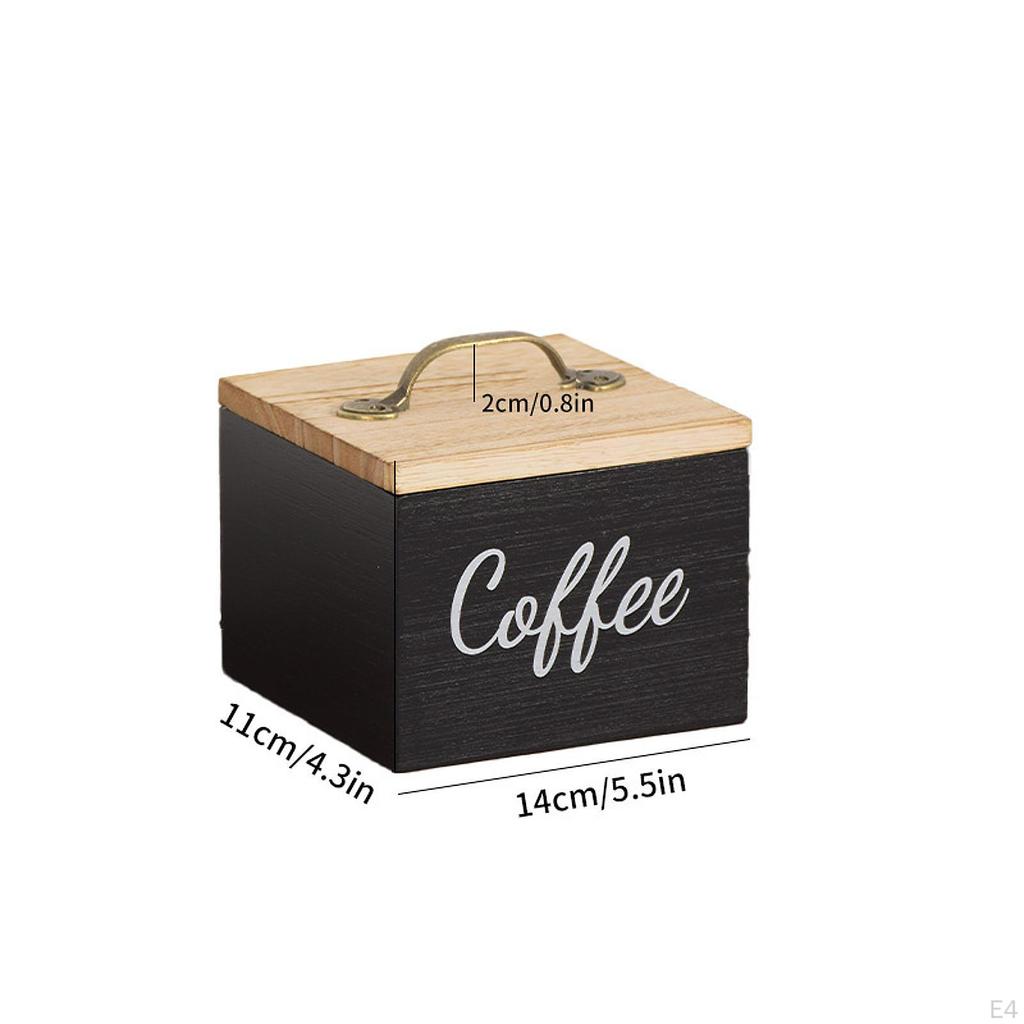 Coffee Capsule Holder with Lid, Large Capacity Pod Organizer Display Box for Home, Desk,