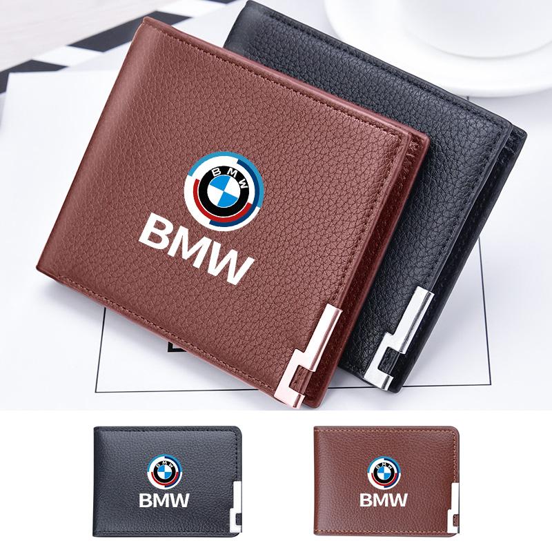 BAGH3 2026 Car Sticker Wallet Coin Purse Card Ticket Money Bag For BMW E46 E90 E60 F10 E39 F30 E36 F20 E87 E90 E70 E91 E30 G30 E53 F31