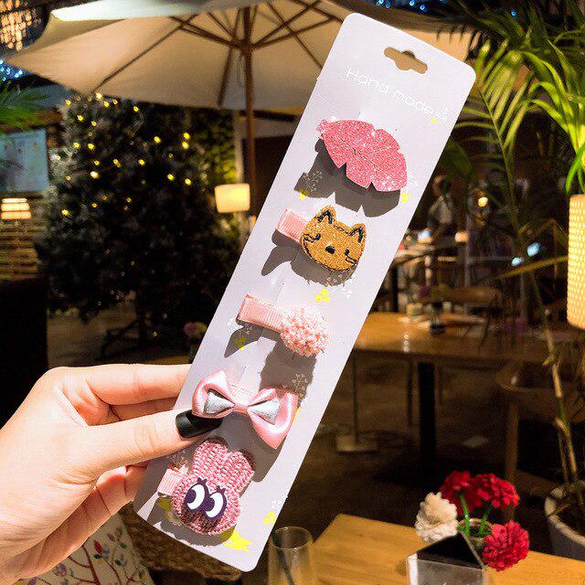 3Pcs/set Knot Rabbit Lovely Beautiful Sweet Headwear Kids Headband Girls Floral Bow Hairband