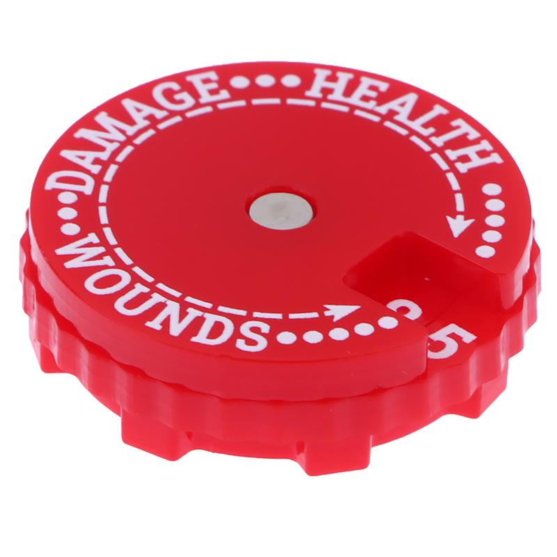 Innovative And Practical Random Color Small Size 30MM Health Damage Wounds Tracker 1PC 00-99 Life Tracker